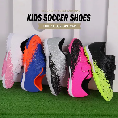 Miniatura 7 de brooman Zapatos de fútbol para niños y niñas, zapatos de fútbol para interiores