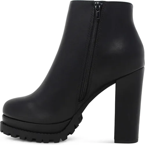 Miniatura 5 de MARCOREPUBLIC Uganda - Botines para mujer con punta redonda y tacón grueso apilado