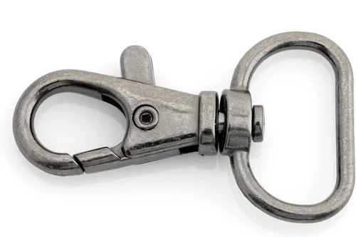 Miniatura 9 de CRAFTMEMORE Ganchos de presión de gatillo de 3/4 de pulgada, clásicos giratorios de langosta con cierre de pinza para bolso, 20 unidades, CSPS Dorado