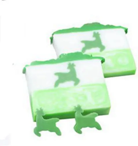 Miniatura 4 de Molde de silicona para jabón de columna de tubo, molde de vela de elk navideño, suministros para hacer jabón, molde de silicona para jabón de TUKE