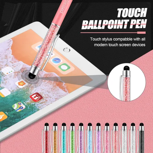 Miniatura 3 de BBTO 12 bolígrafos cristianos con versículo bíblico con purpurina a granel para mujeres, regalos de agradecimiento de graduación, iglesia