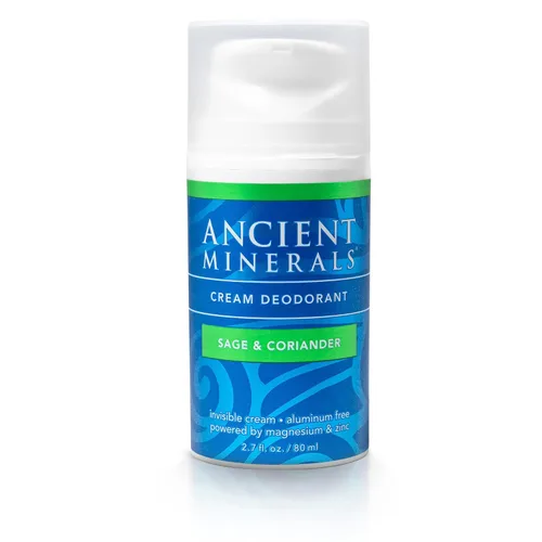 Miniatura 10 de Ancient Minerals Crema desodorante natural, aroma a eucalipto y menta, sin aluminio, desodorante vegano para mujeres y hombres con magnesio, zinc