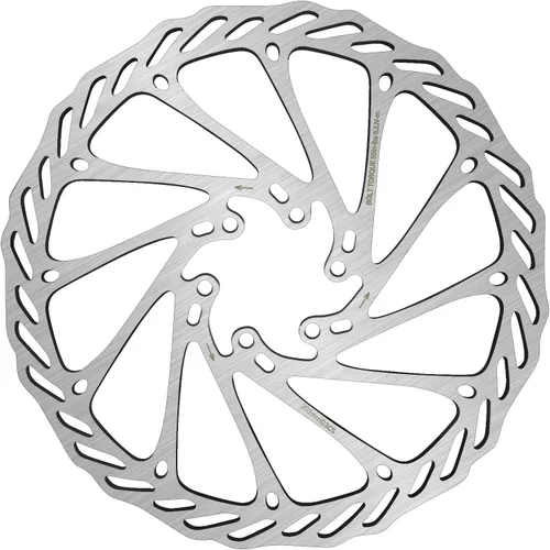 Miniatura 14 de BUCKLOS - Rotor de freno de disco MTB de 140 mm, 160 mm, 180 mm, 203 mm con 6 pernos, rotores de freno de bicicleta de acero inoxidable con Multi-c