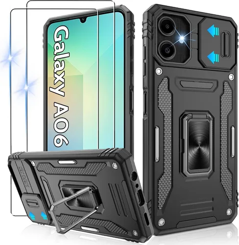 Miniatura 272 de Gritup para Samsung Galaxy S22 Funda con protectores de pantalla HD de 2 paquetes y cubierta deslizante para la cámara, protección contra caídas