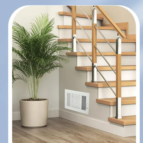 Miniatura 4 de Zonon 1 cubierta de ventilación de techo de 6 x 10 pulgadas, 3 vías para pared lateral, pared lateral, cubierta de ventilación de aire