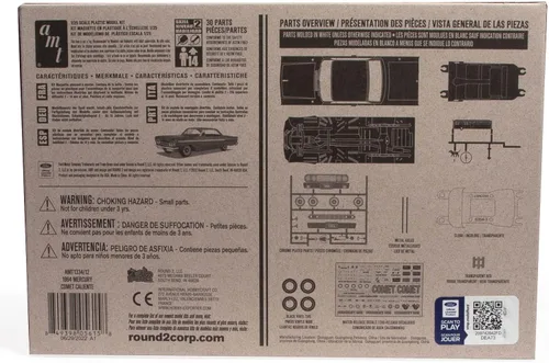 Miniatura 4 de AMT 1964 Mercury Comet Craftsman Plus Series 1:25 Kit de modelo a escala