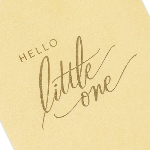 Miniatura 4 de Tarjeta de Baby Shower Hallmark Signature para Nuevos Padres (Hola, Pequeñín) Bienvenida al Nuevo Bebé, Felicitaciones, Revelación de Género