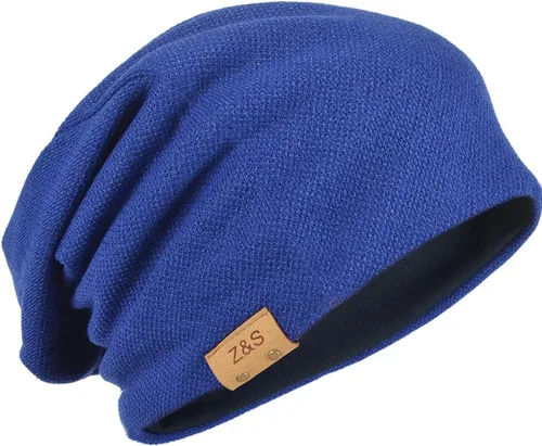 Miniatura 107 de FORBUSITE Gorro de punto largo holgado para hombre para verano e invierno, de gran