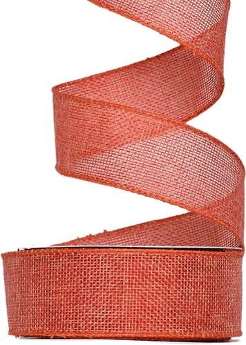 Miniatura 23 de Ribest Cinta de arpillera con alambre verde musgo, 1 1/2 pulgadas 10 yardas, cinta de yute para decoración de lazos, manualidades, envoltura