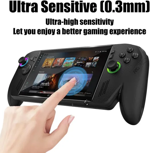 Miniatura 5 de Paquete de 2 protectores de pantalla de vidrio templado para ASUS ROG Xbox Ally X y ROG Xbox Ally 2025 y ROG Ally X 2024, accesorios de 7 pulgadas