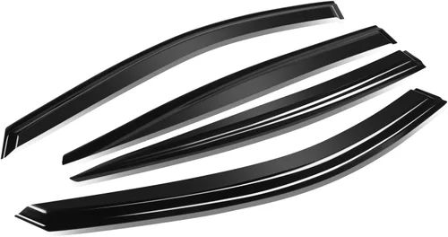 Miniatura 37 de Auto Dynasty Protectores de lluvia con cinta adhesiva compatible con Juke F15 2011-2016 4 piezas deflector de visera de ventana 12 13 14 15