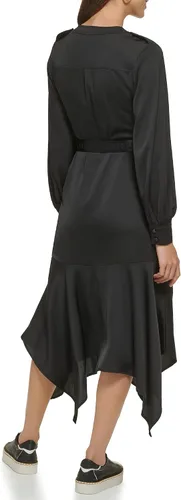 Miniatura 4 de Karl Lagerfeld Paris Vestido deportivo de manga larga para mujer
