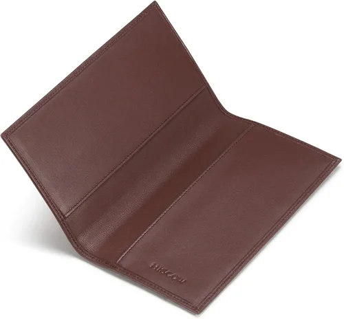 Miniatura 4 de HISCOW Funda minimalista para chequera, cuero de grano completo