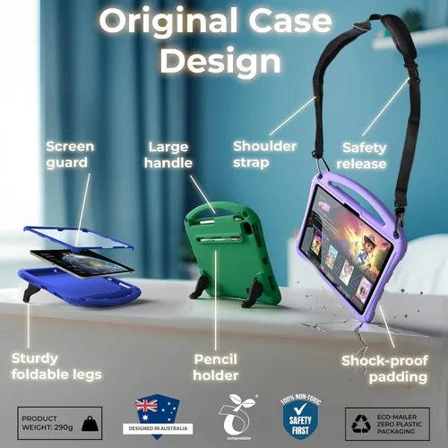 Miniatura 7 de Bam Bino Space Suit Kids - Funda para iPad Pro de 12.9 pulgadas, modelos de 3ª/4ª/5ª/6ª generación (2018-2022)