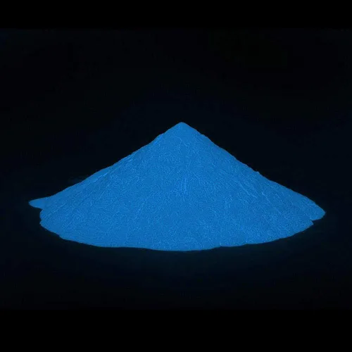 Miniatura 4 de Pigmento que brilla en la oscuridad, polvo de brillo fosforescente, 3.52 onzas (100 g), a base de agua (verde) (azul)