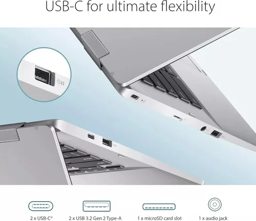 Miniatura 6 de ASUS Laptop Chromebook 14 (14 pulgadas FHD antirreflejo, Intel Celeron N4500, 4 GB de RAM, 128 GB de almacenamiento