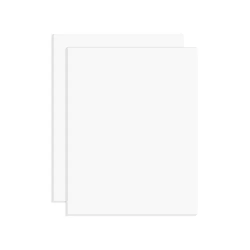 Hojas de plástico ABS blanco de 16 x 12 pulgadas x 1/8 pulgadas de grosor, flexibles que el plexiglás moldeables que la lámina acrílica, paneles de