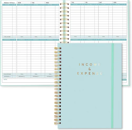 Libro de registro de ingresos y gastos Sweetzer & Orange para una mejor gestión del dinero - Libro de registro de contabilidad - Libro de registro