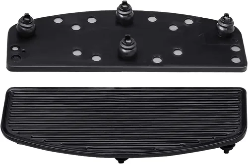 Miniatura 4 de WATERWICH Insertos delanteros para conductor, reposapiés de piso, compatibles con Harley Davidson Touring Road Glide Electra Glide Heritage Softail