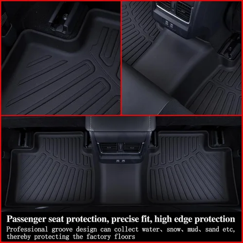 Miniatura 5 de Alfombrillas para Ford F-150 F150 SuperCrew/Crew Cab 2010-2014, forro de piso de ajuste personalizado todo clima de alta resistencia para accesorios