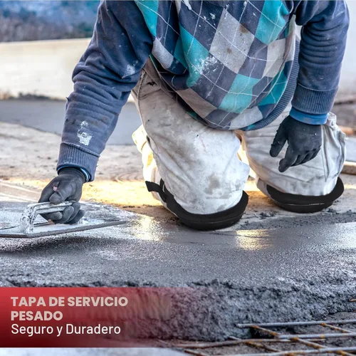 Miniatura 3 de Rodilleras profesionales para trabajo y construcción con acolchado de espuma de alta resistencia, almohadilla de gel, rodilleras para hombres