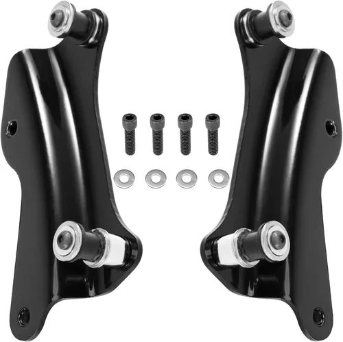 Miniatura 9 de Kit de hardware de acoplamiento cromado de 4 puntos Eumti para Harley Touring 2014-posterior, paquete de viaje de liberación rápida personalizada