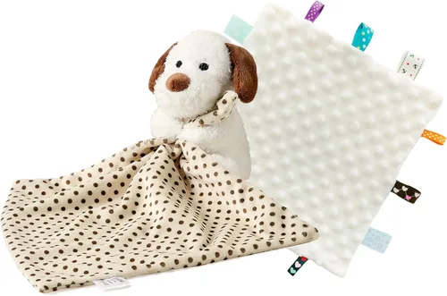 Miniatura 22 de CREVENT - Manta de felpa acogedora para bebé, mantita de seguridad con caras de animales para niños pequeños, regalo para bebés recién nacidos