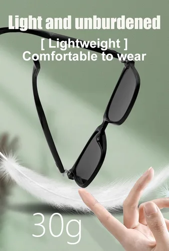 Miniatura 5 de Gafas de sol inteligentes Bluetooth para hombres y mujeres, gafas de audio con altavoces, auriculares de conducción ósea, auriculares inalámbricos