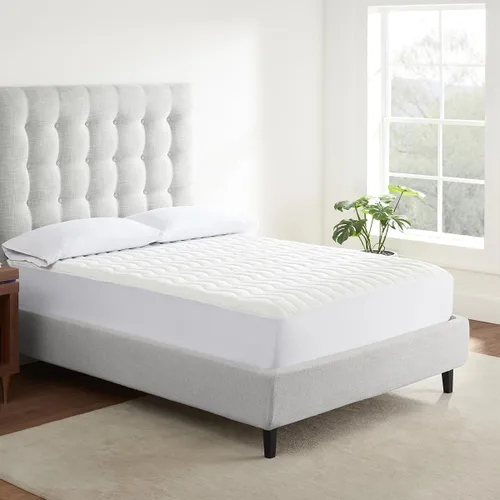 Miniatura 11 de Serta Air Dry Protector de Colchón Acolchado de Tela de Rendimiento de Comodidad Básica, Cubrecolchón Refrescante y Transpirable, Protección que