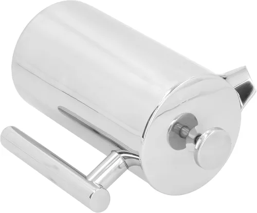 Miniatura 9 de Percoladora de café, 8.5 x 6.8 x 4.1 pulgadas, 33.8 fl oz, olla de café estable en forma de U sin goteo, hervidor de acero inoxidable de doble capa