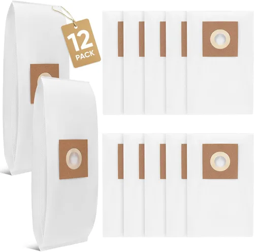 Paquete de 12 bolsas de vacío con filtro tipo Y para aspiradoras Hoover WindTunnel de estilo vertical Y, Z, YZ, repuesto para piezas 4010100Y,