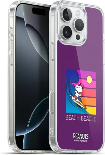 Miniatura 204 de Head Case Designs Peanuts Tropical Surf Snoopy Aloha Disco Gel Funda con licencia oficial [protección de grado militar] compatible con Apple iPhone