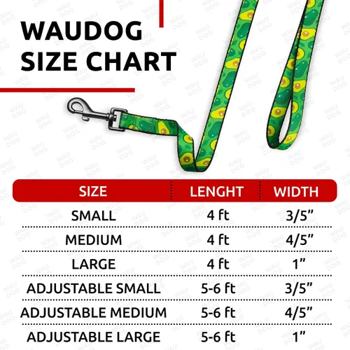 Miniatura 3 de WAUDOG Correa de nailon para perro, 4 pies, fuerte y resistente para perros y cachorros grandes y medianos