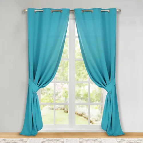 Miniatura 47 de Superior Cortinas Opacas, Oscurecimiento de Habitación, Dormitorio, Cortinas, Cocina, Acentos de Ventana de Sala de Estar, Bloqueo Solar, Térmico