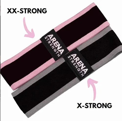 Miniatura 5 de Arena Strength Fabric Booty Bands: Fabric Resistance Bands for Legs and Butt: 3 Pack Set. Perfect Workout Hip Band Resistance. Workout Program and