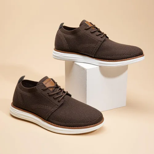 Miniatura 7 de Bruno Marc Zapatillas de malla para hombre Oxfords ligeras