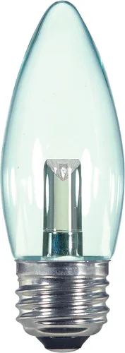 Miniatura 9 de Satco S9176 LED T6 Frost 2700K Bombilla base de candelabro, 0.8W