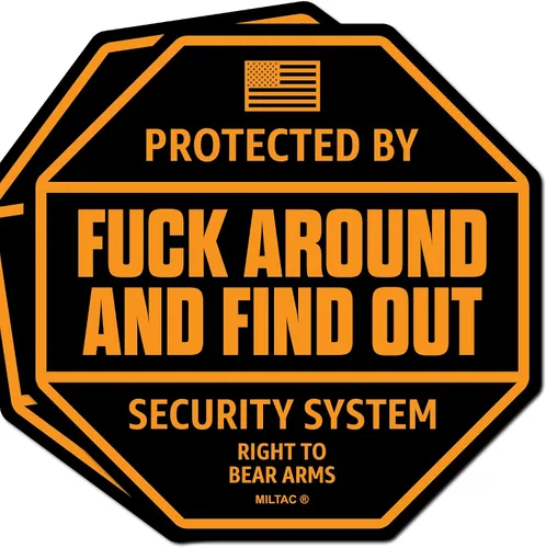 Miniatura 8 de Adhesivo FAFO - Letrero de seguridad FAFO Advertencia [Paquete de 2] Protegido por Decal Fuck Around and Find Out para camión, ventana Pegatinas