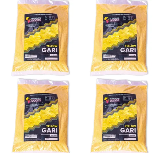 Miniatura 3 de MOTHERLAND GOODS IJEBU West African Gari - Garri Ghana Premium - Sin gluten, sémola de yuca de alta calidad (4 libras)
