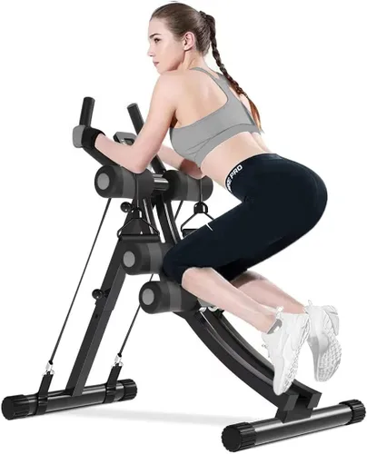 Equipo de entrenamiento AB, máquina de abdominales para gimnasio en casa para ejercicio abdominal y entrenamiento de fuerza, equipo de fitness