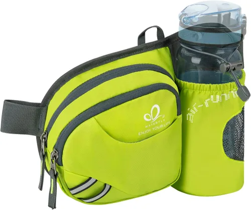 Miniatura 16 de Waterfly - Cangurera de senderismo con soporte para botella de agua para hombres y mujeres, para correr y pasear al perro, para iPhone 8 Plus, Gris