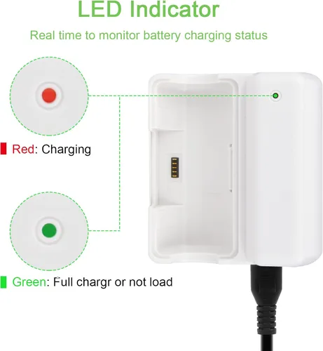 Miniatura 4 de Cargador adaptador de 3.6V para iRobot Braava Jet 240 Floor Mopping Robot Batería (blanco)
