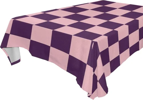 Miniatura 12 de YETTASBIN Mantel cuadrado creativo negro matemático, impermeable, resistente a las manchas, a las arrugas, lavable, de poliéster, para picnic, cena