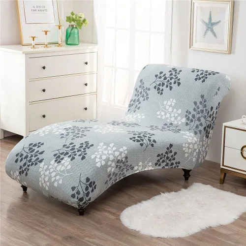 Funda elástica para tumbona, funda elástica para tumbona de lujo, para sala de estar, muebles de interior, ultra suave, lavable a máquina (1)