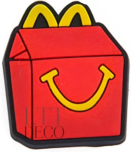 Miniatura 3 de 4 dijes para zapatos Mc Dõnàld Croc para zapatos de Mc Dõnàld. Colgantes de decoración de zapatos. Se adapta a la decoración de sandalias de zuecos