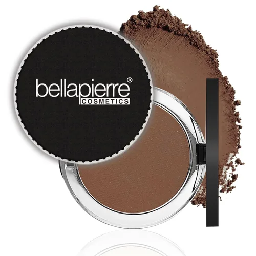 Miniatura 9 de bellapierre Base mineral compacta SPF 15, maquillaje natural vegano y libre de crueldad, base mate de cobertura completa, hipoalergénica, sin aceite
