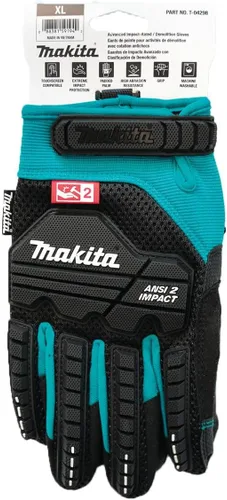 Miniatura 6 de Makita Guantes de demolición unisex con clasificación de impacto T 04276 Advanced ANSI 2
