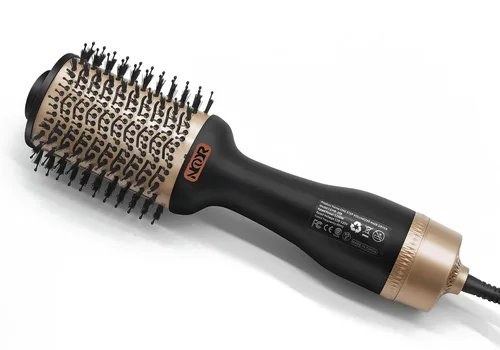 Miniatura 9 de NOOR Cepillo secador de pelo caliente 4 en 1, control de encrespamiento, cepillo secador de pelo, cepillo secador de pelo, cepillo para secar