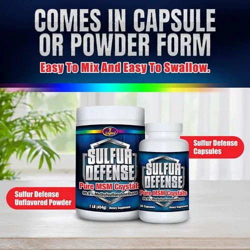 Miniatura 9 de Sulfur Defense Opti-MSM - Polvo MSM puro 99.9% fabricado en los Estados Unidos, cristales orgánicos de metilsulfonilmetano, vegano, sin OMG, sin