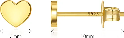 Miniatura 6 de Aretes de plata de ley 925 con cruz infinita pequeña, hipoalergénicos, para mujeres, niñas, adolescentes y niños, Metal, no conocido